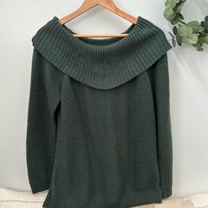 Cozy Green Knit Sweater